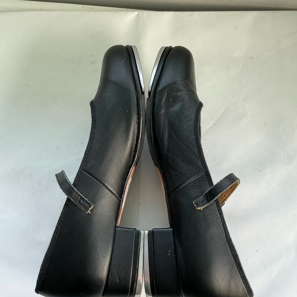 BLOCH Techno Tap Ladies Black Leather Mary Jane-Style Dance Shoe Fits Like Sz5 - Picture 5 of 11